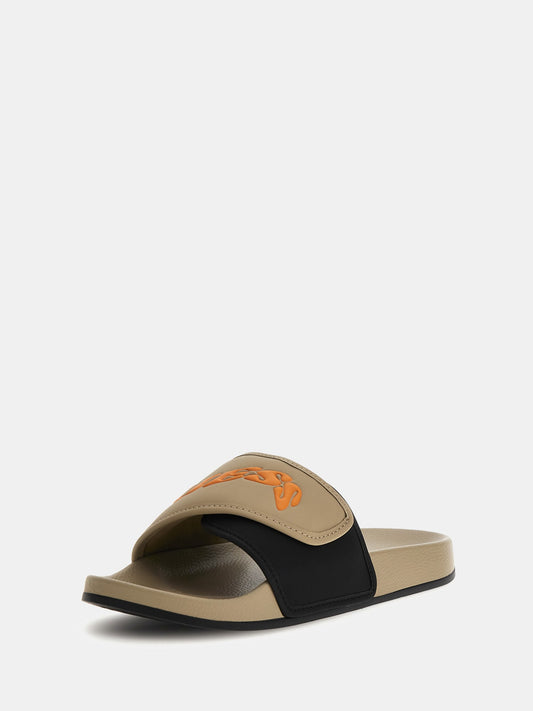 Tokyo lettering logo sliders_Men