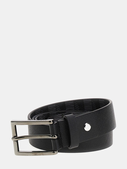 Jetset reversible genuine leather belt_Men