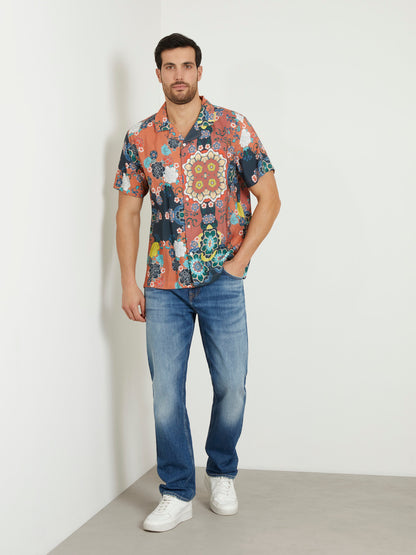Floral print shirt