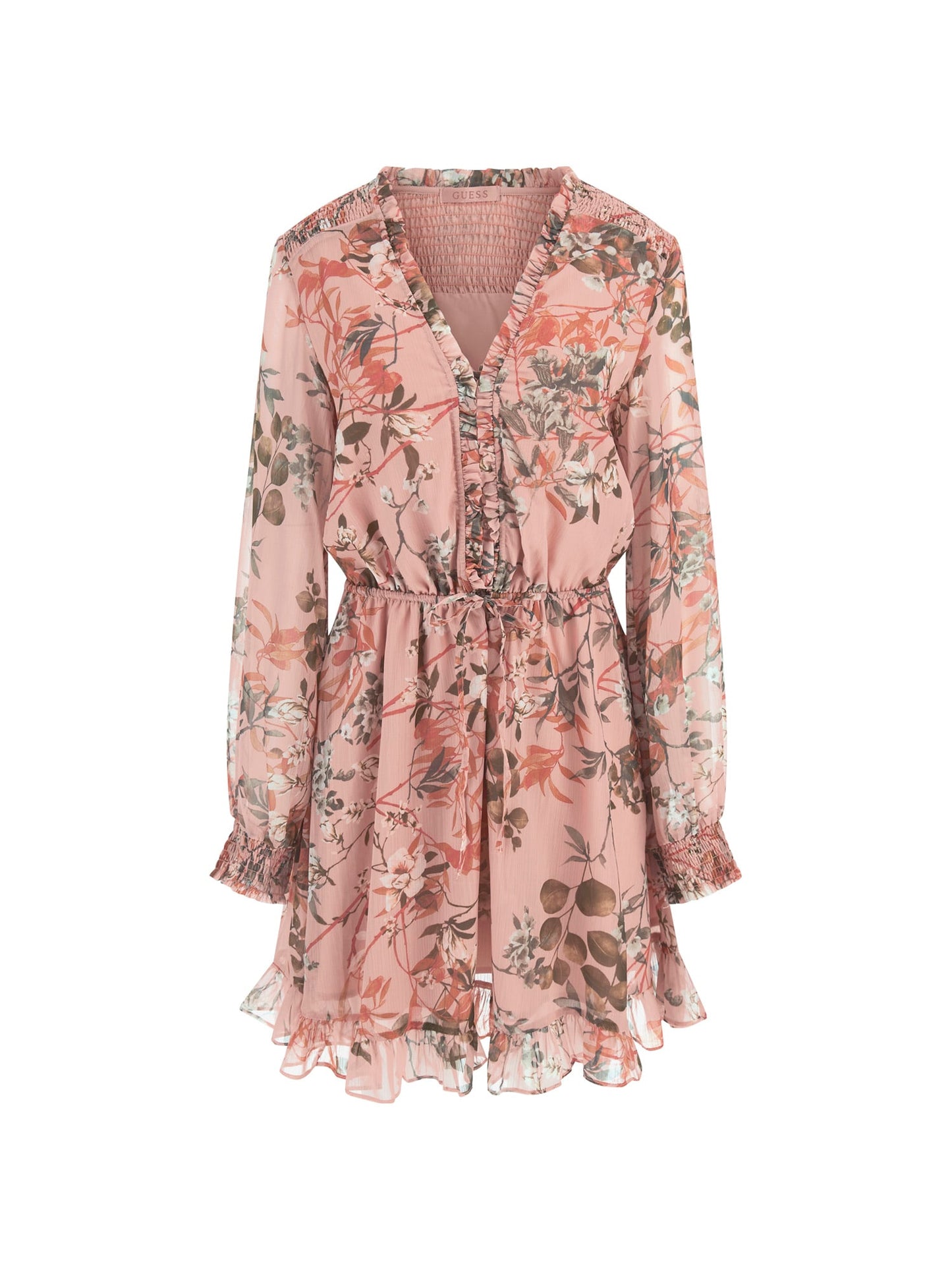 Floral print mini dress