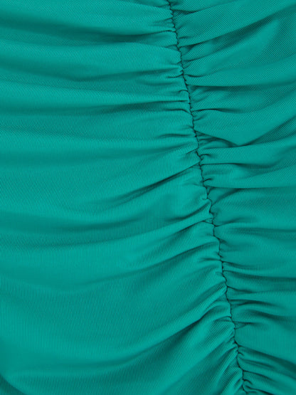 Marciano ruffles bodycon long dress