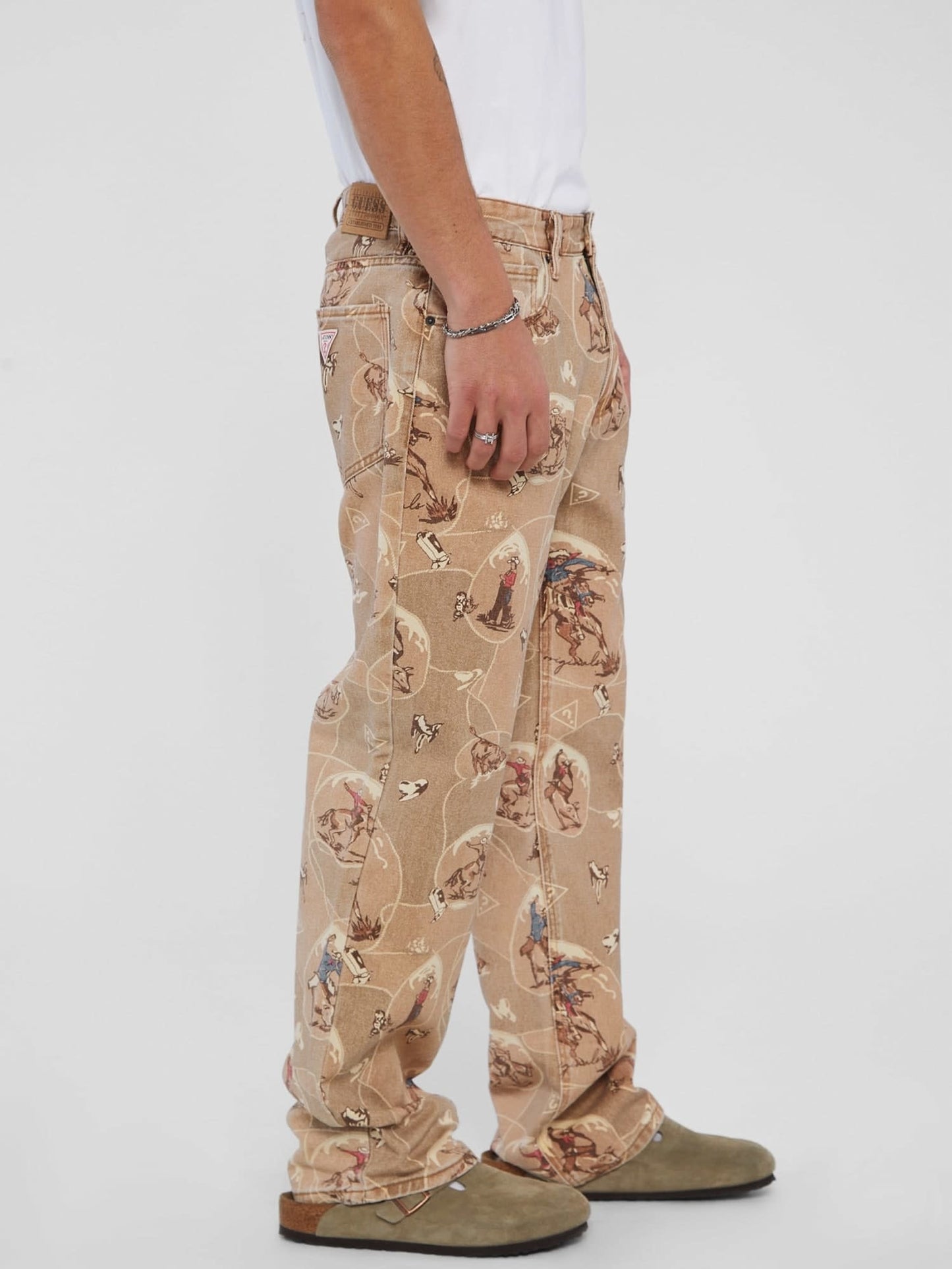 All over print relaxed pant