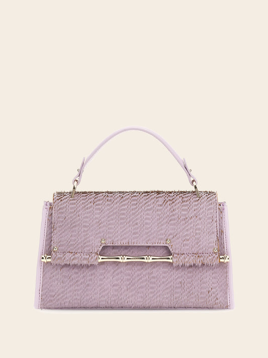 Alia Foiled Leather Handbag