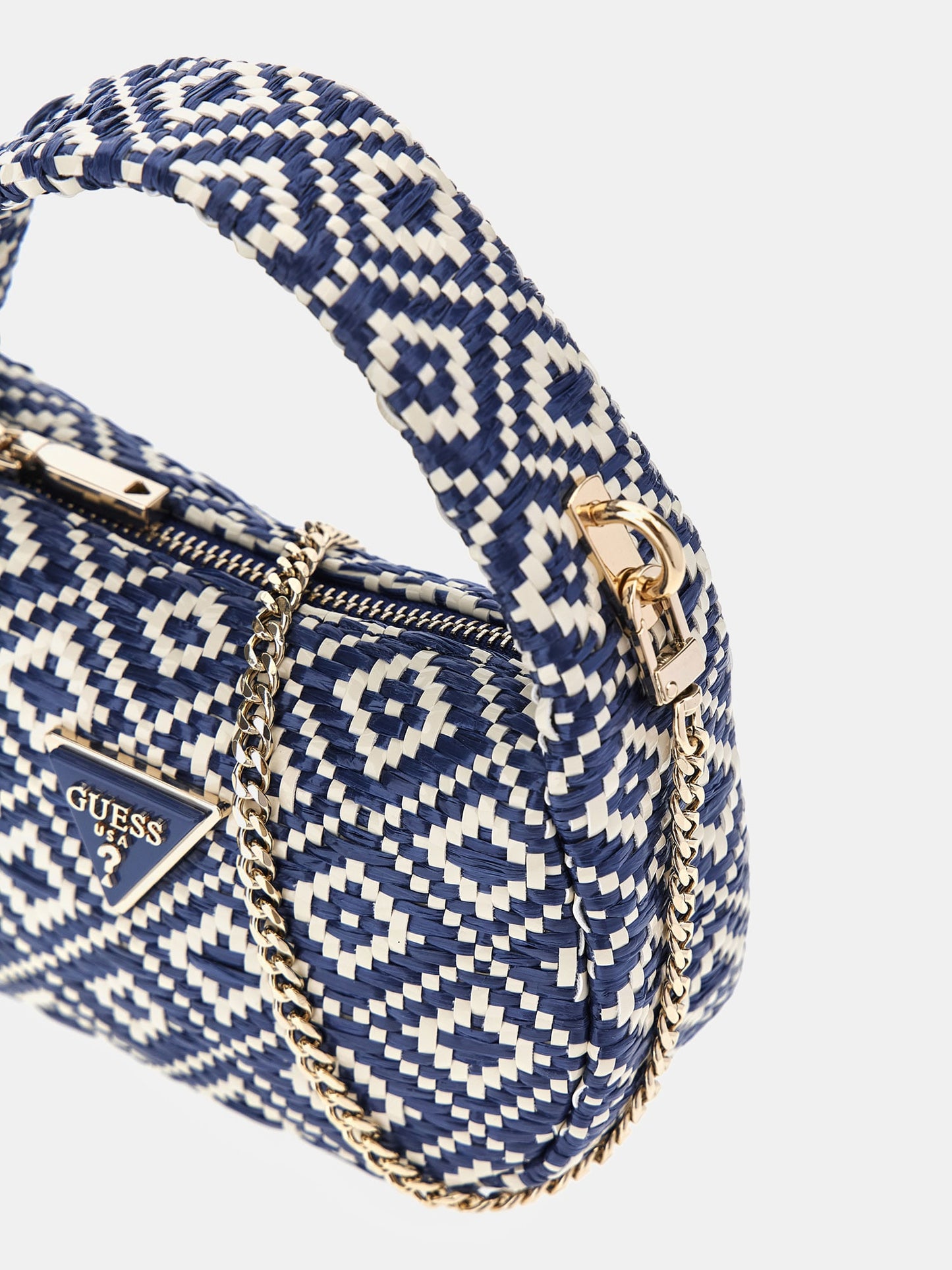 Rianee raffia mini handbag