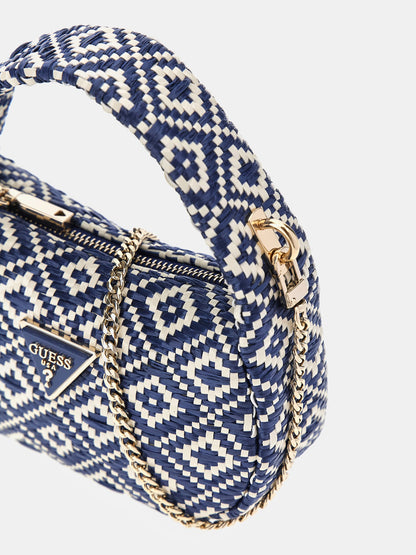 Rianee raffia mini handbag