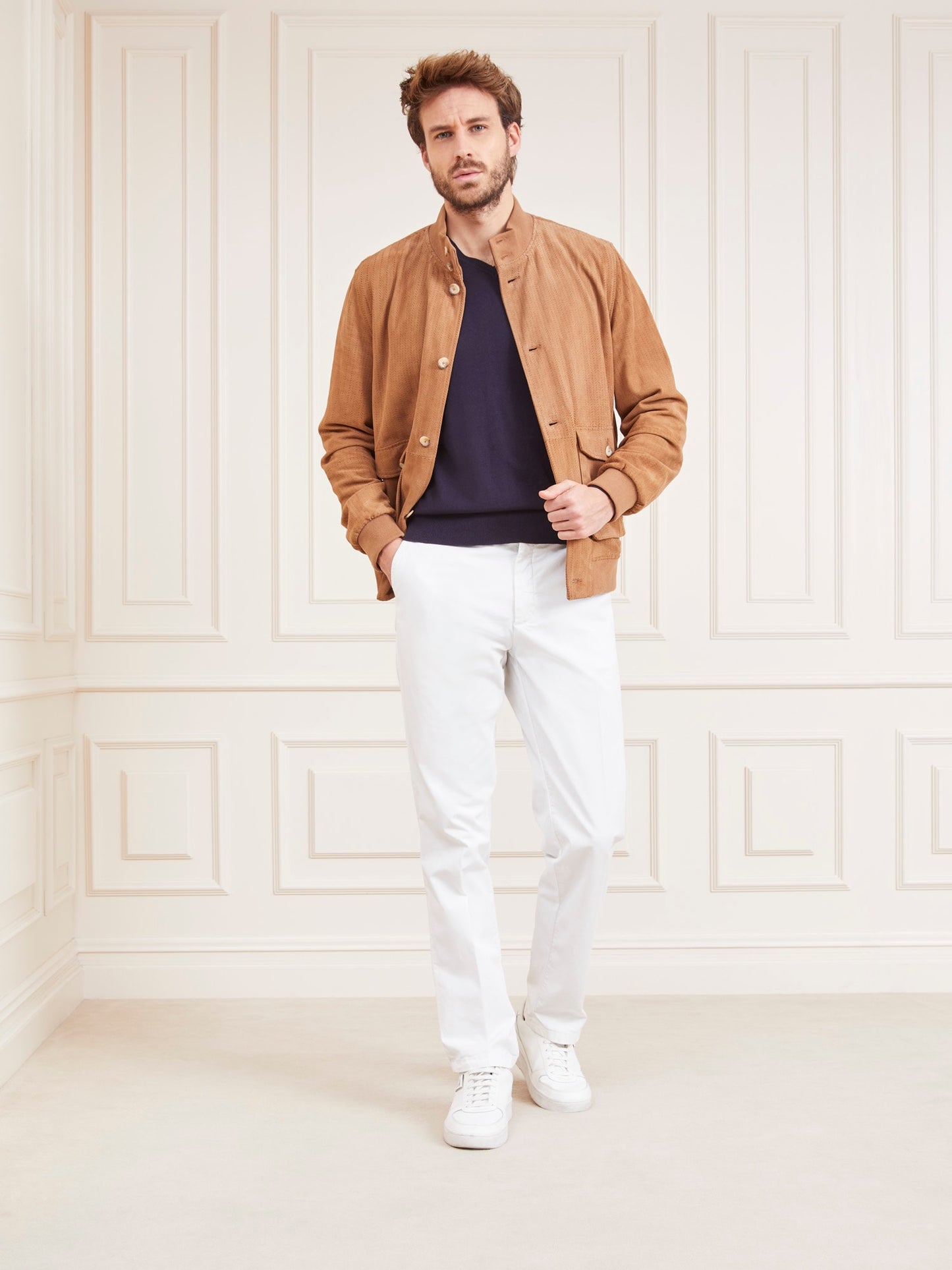 Marciano perforated suede jacket