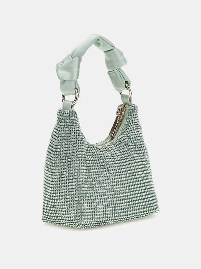 Lua rhinestone-detailed mini handbag