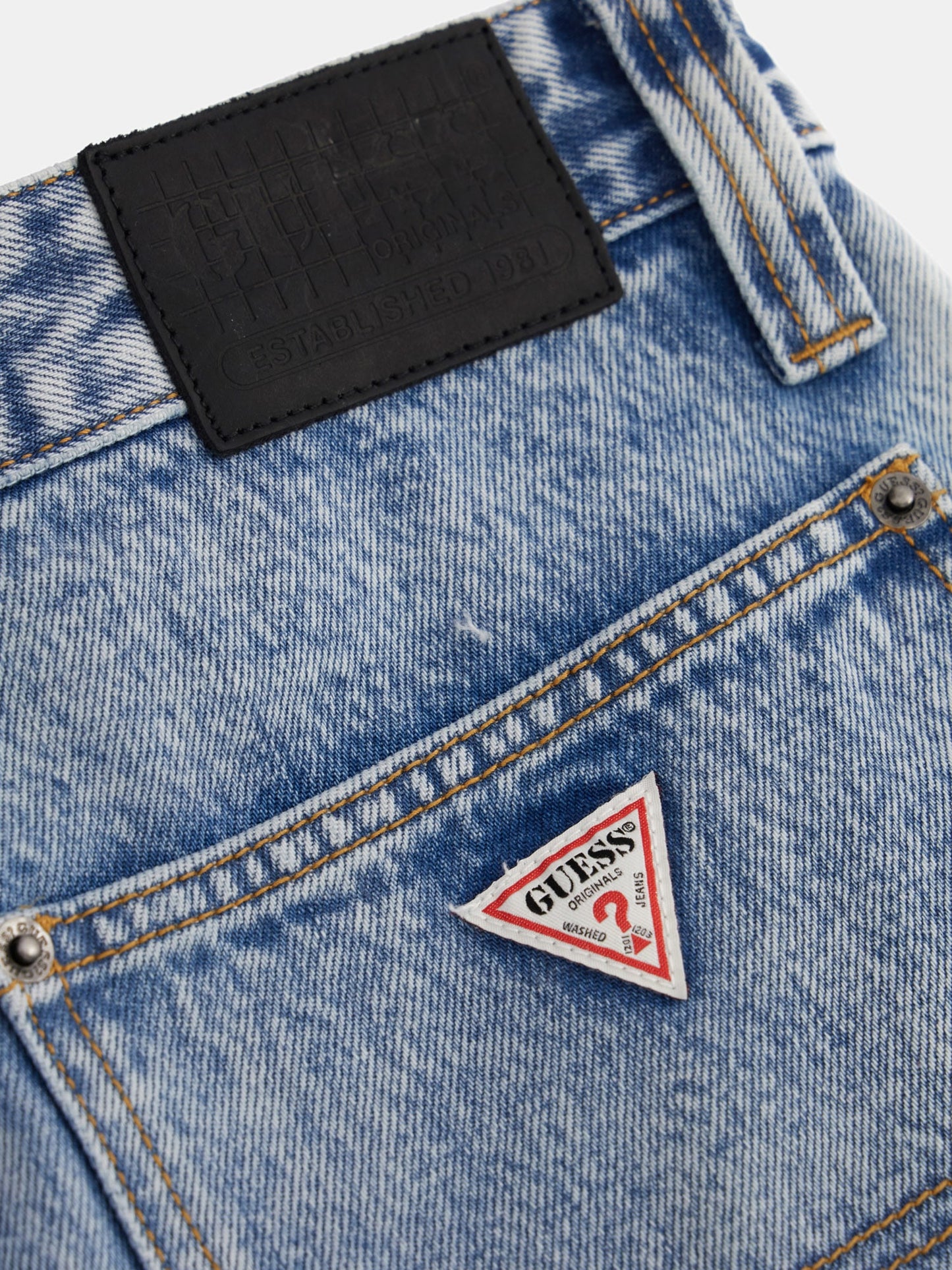 High rise carpenter denim pant
