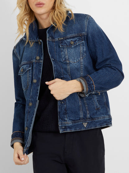 Regular fit denim jacket