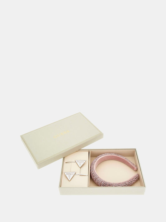 Headband and hair clip box set