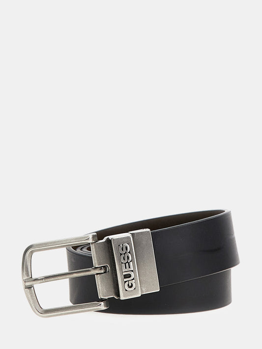 Reversible leather belt_Men