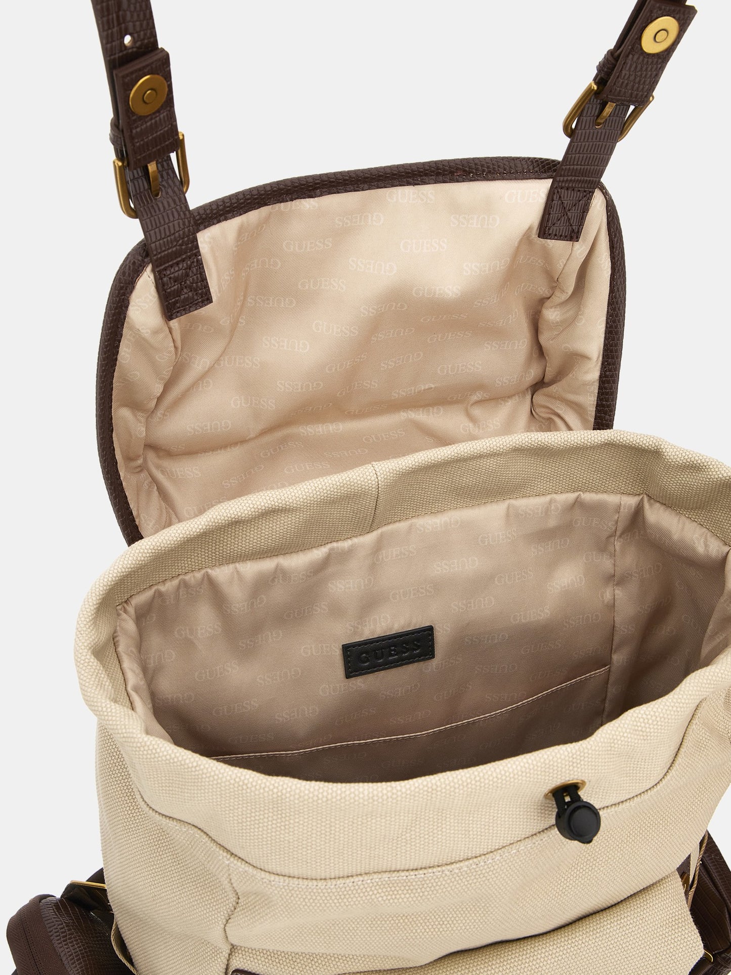 Roma backpack with lizard-print details