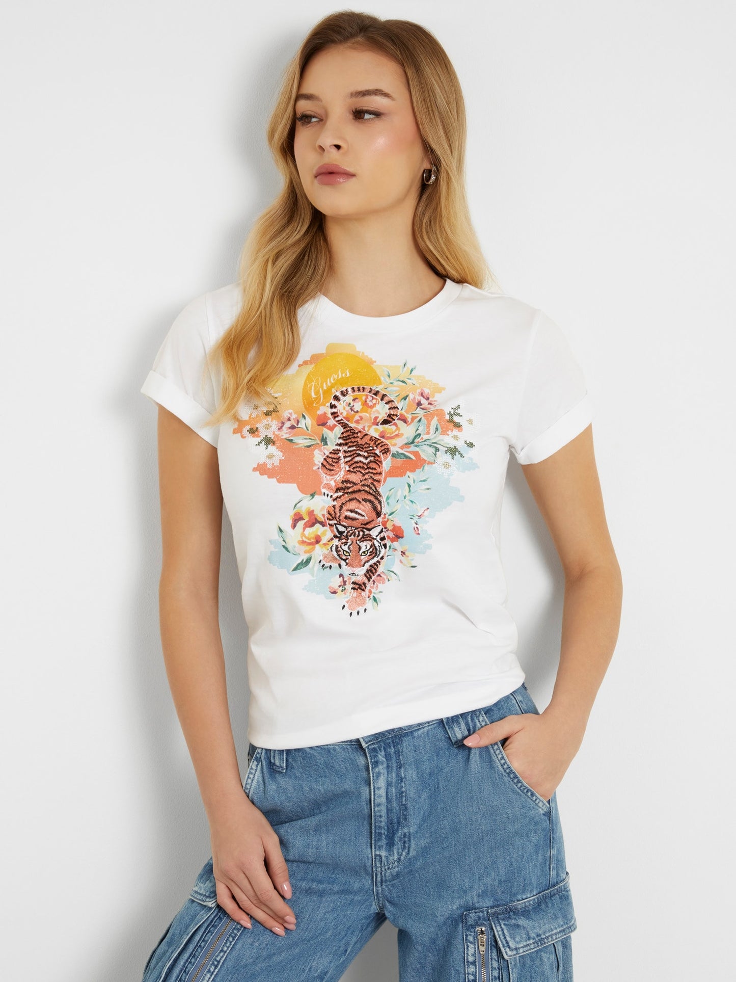 Front print t-shirt