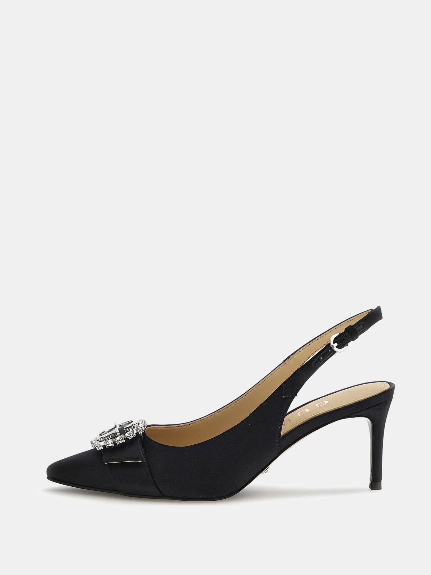 Branca satin sling backs