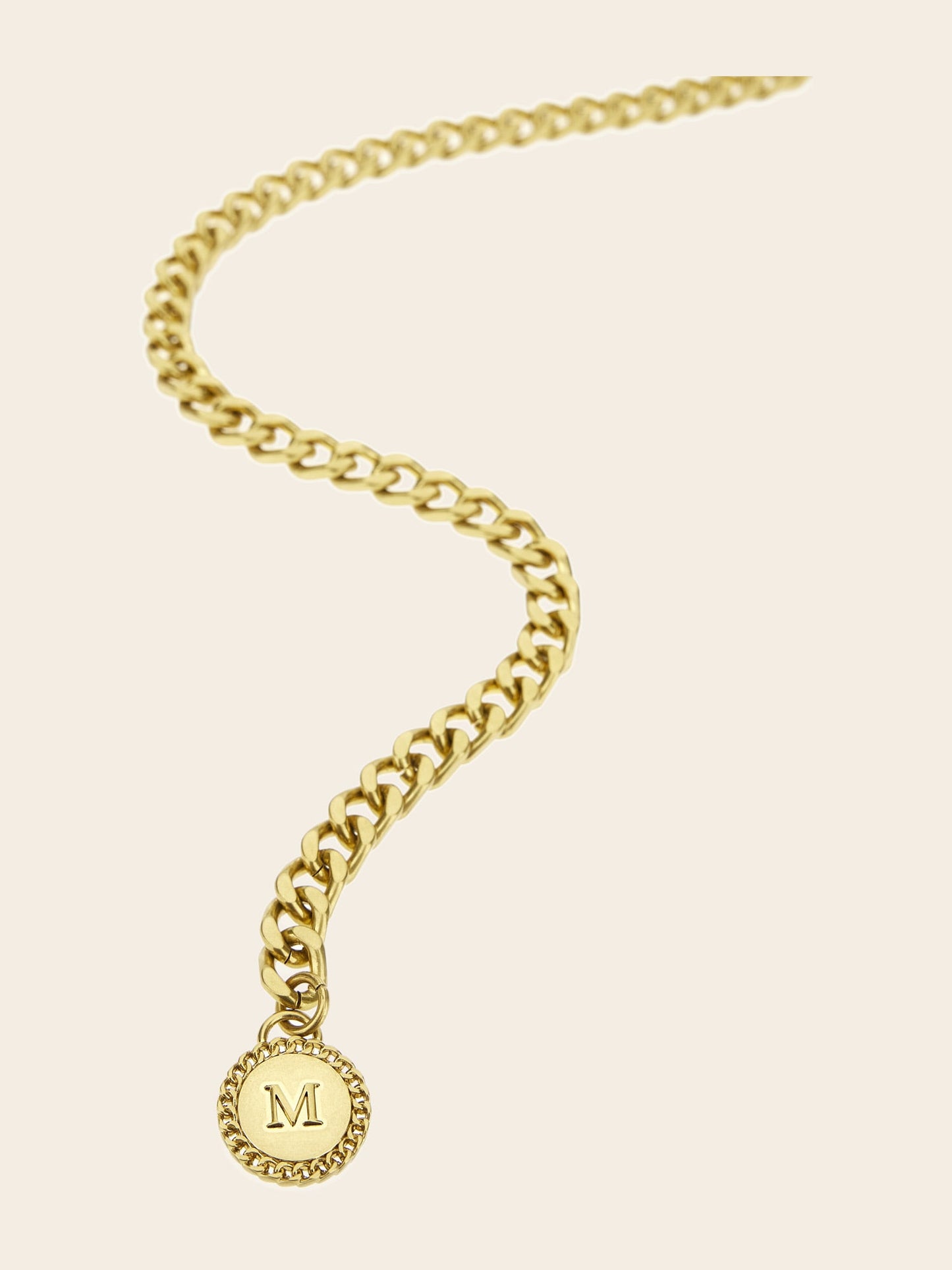 Marciano chain leather belt