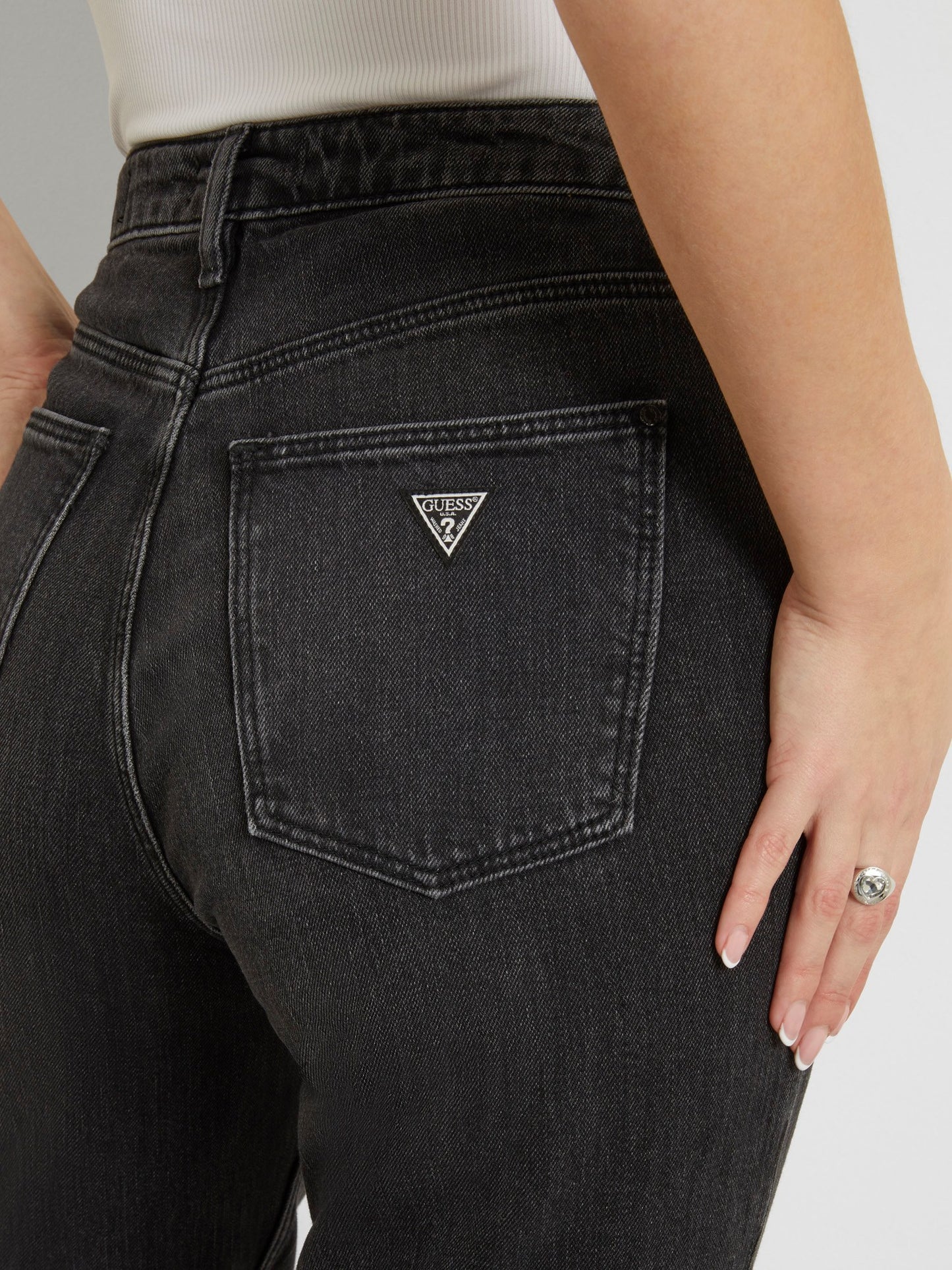 Mom fit denim pant