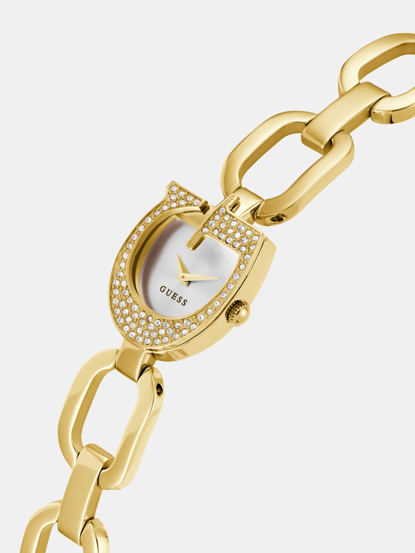 Analogue watch with G logo on dial