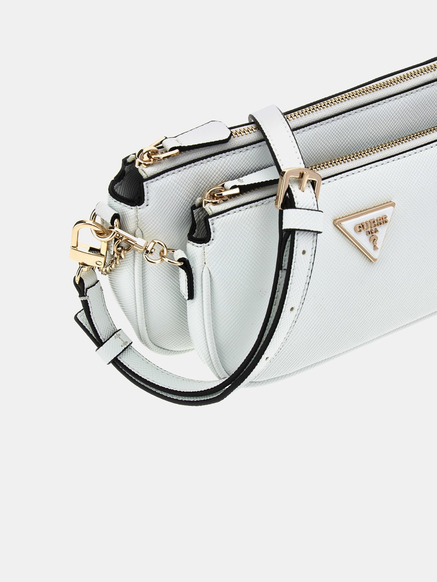 Noelle Saffiano Mini Crossbody Bag