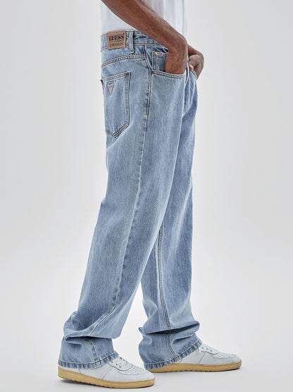 Relaxed denim pants