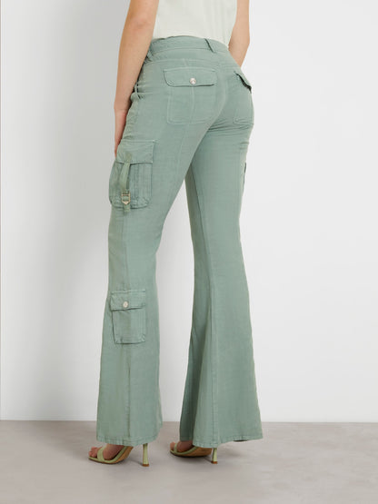 Mid rise cargo pant
