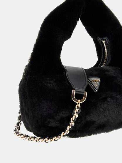 Katine faux fur handbag