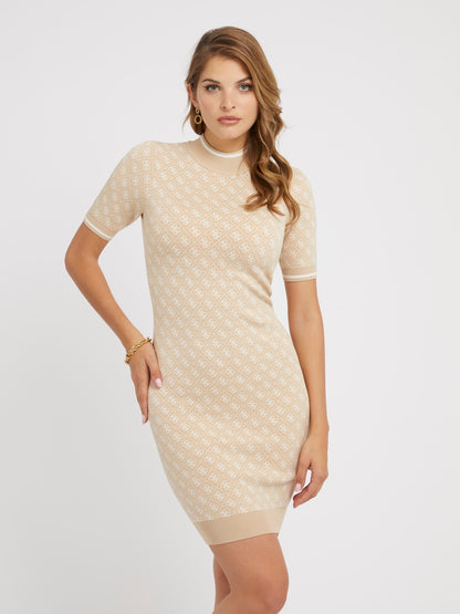 4G logo sweater dress