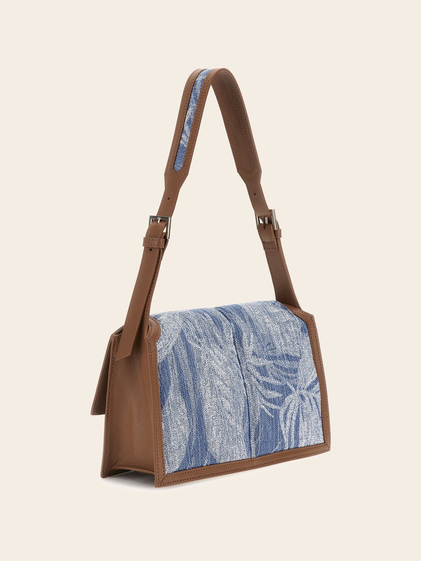 Isa denim shoulder bag