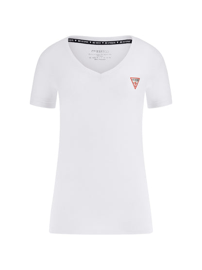 Small triangle logo stretch t-shirt