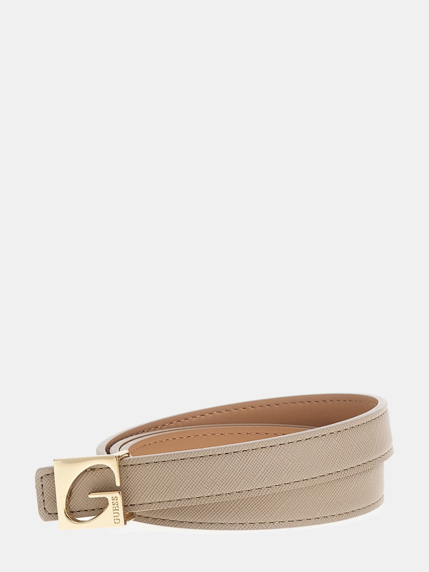 G logo saffiano belt_Women