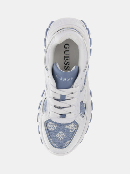 Norina suede-insert running shoes