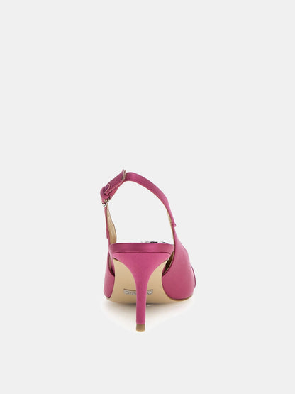 Branca satin sling backs