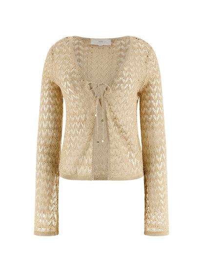 Lurex cardigan