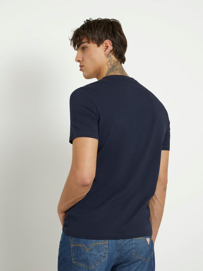 Front print stretch t-shirt