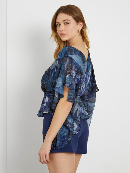 All over print blouse
