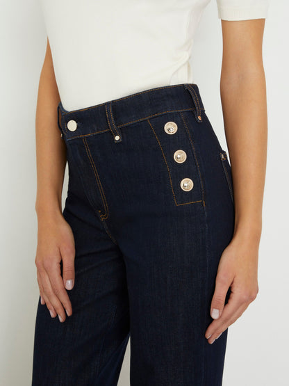 Faye flare denim pant