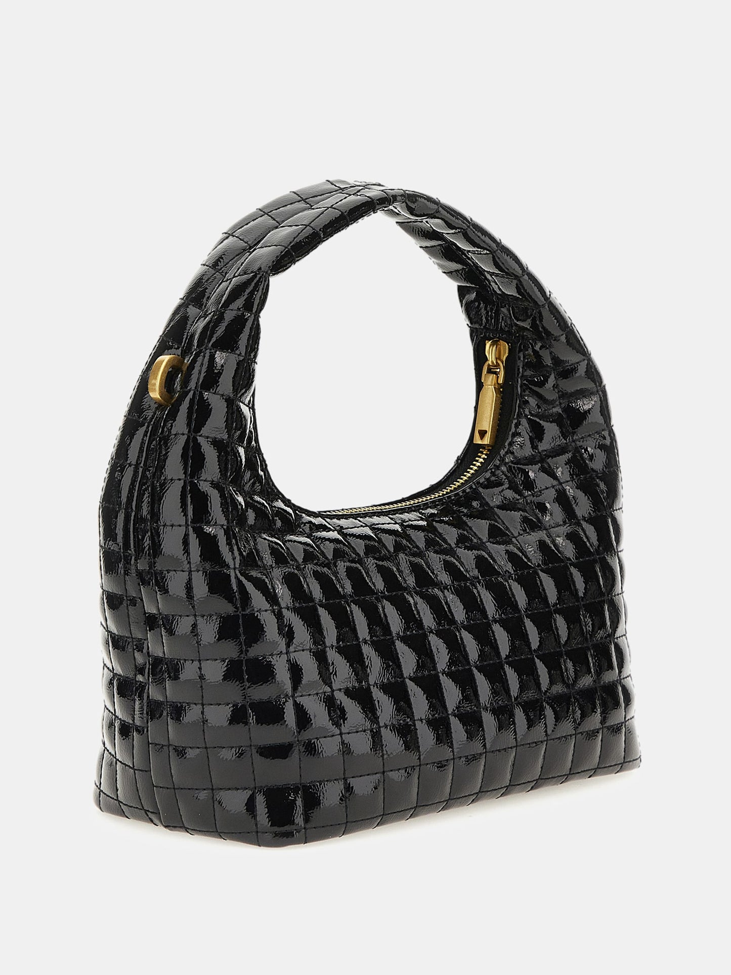 Tia patent leather shoulder bag