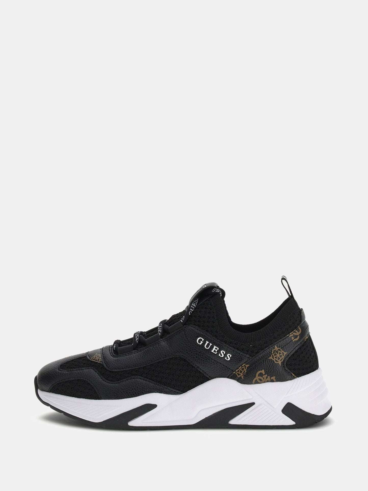 Geniver contrasting-material running shoe