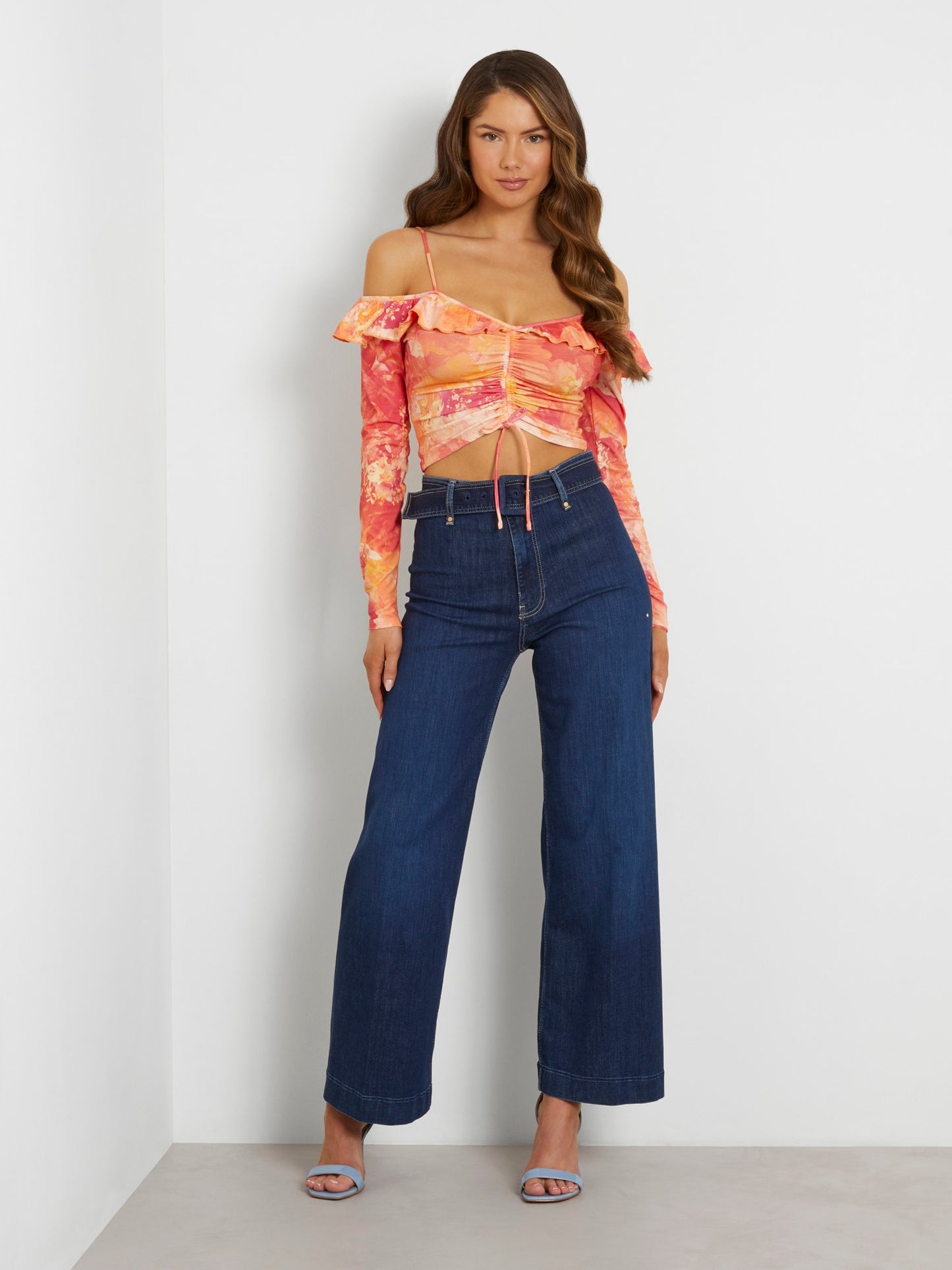 Dakota wide leg denim pant