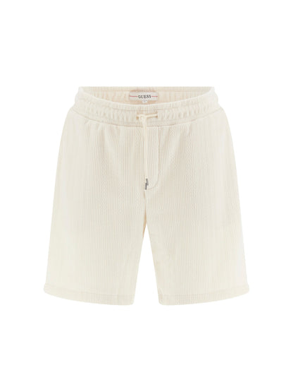Textured knit shorts