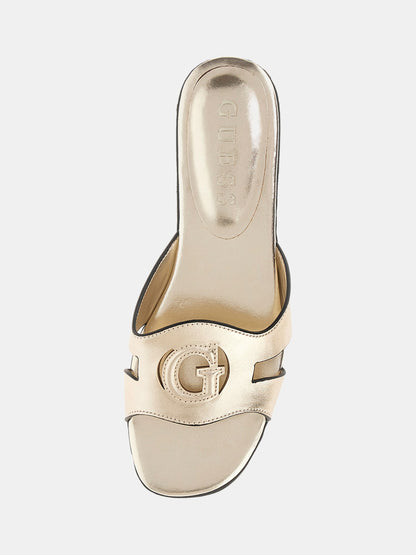 Ciella foiled leather sandals