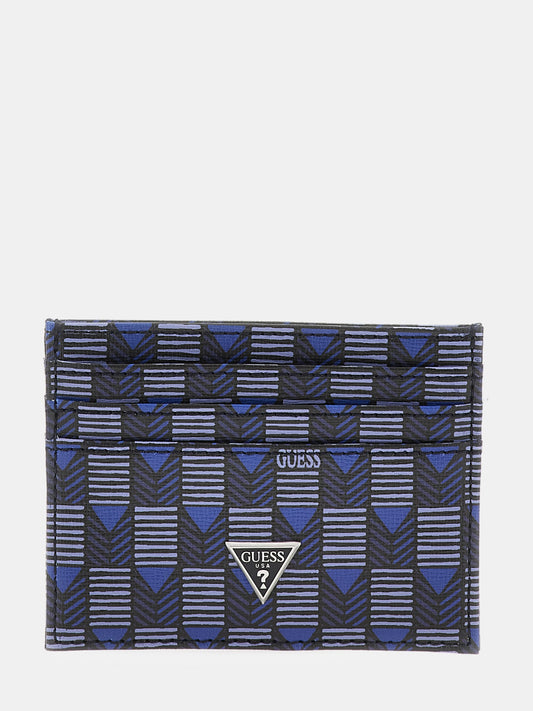 Mito geometric print card holder