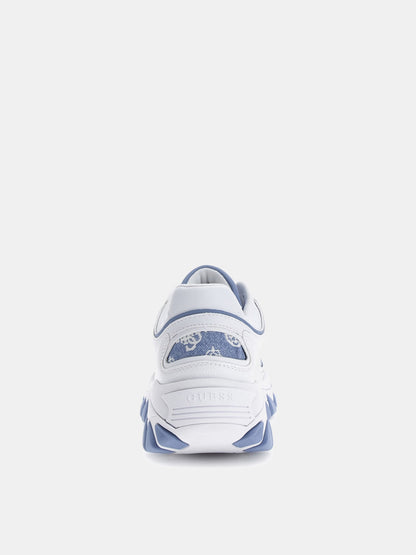 Norina suede-insert running shoes