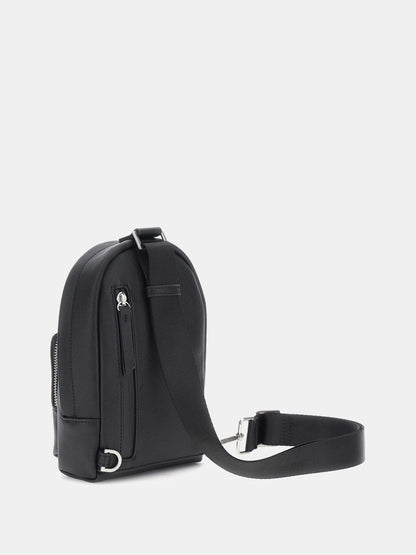 Milano saffiano mini backpack with strap