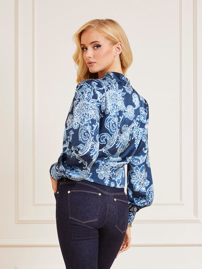 Marciano all over print blouse