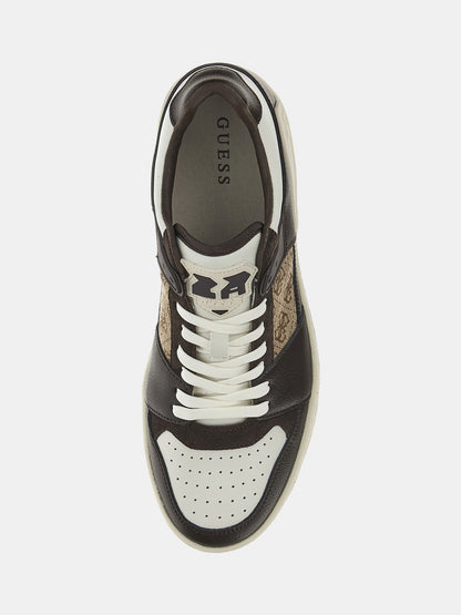 Sava Low mixed-leather sneakers_Men