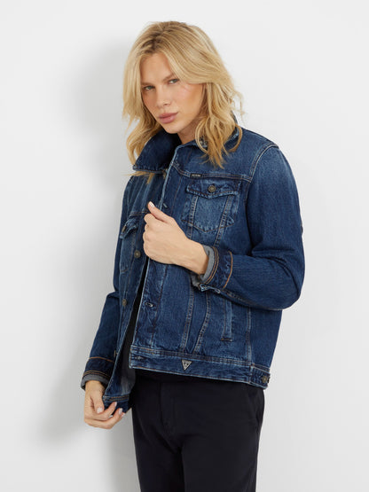 Regular fit denim jacket