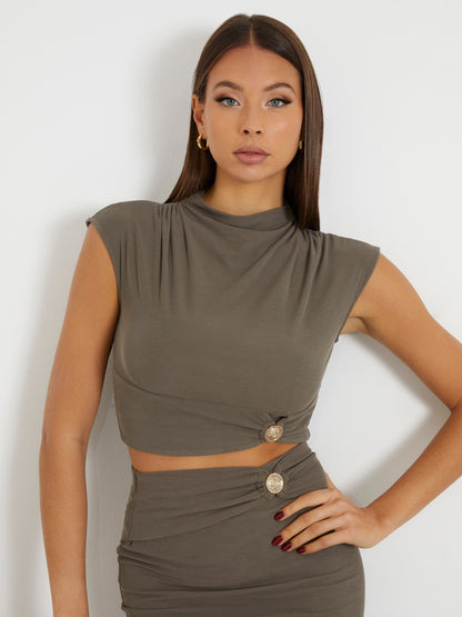 Rib knit top