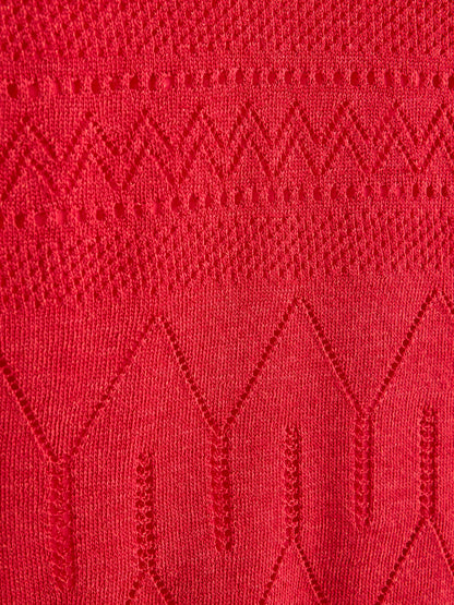 Marciano bodycon mini crochet lurex dress