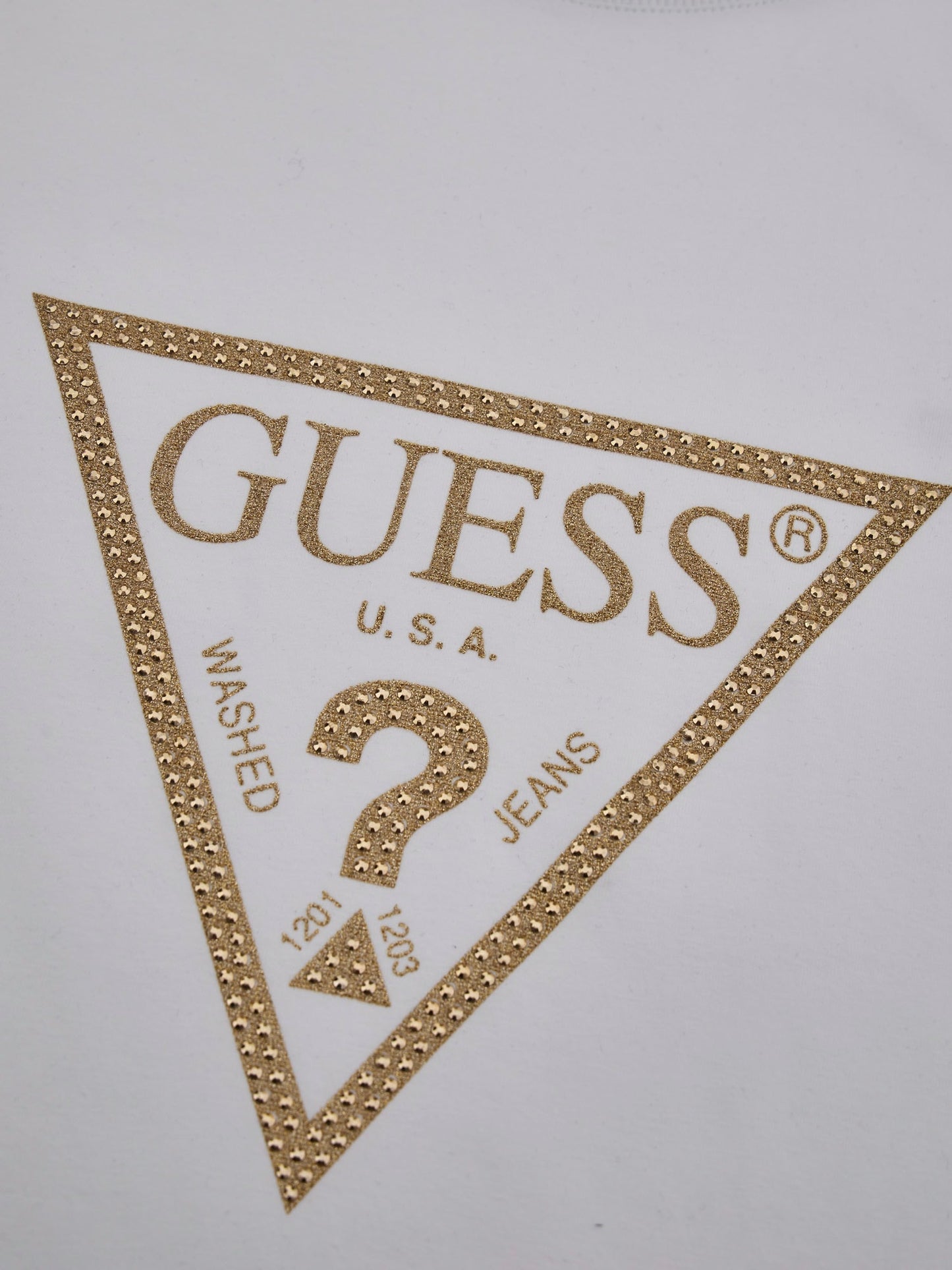 Triangle logo stretch t-shirt