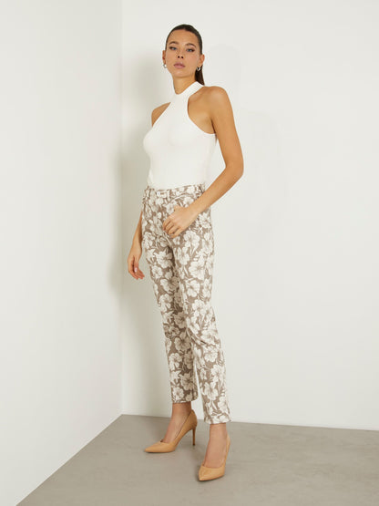 Girly straight denim pant